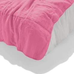 Édredon en 100% lin lavé - Rose Garance
