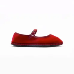 Drogheria Crivellini - Ballerines Jane Velvelt à attache - Cardinal
