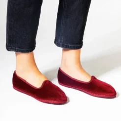 Drogheria Crivellini - Ballerines Jane Velvelt - Bordeaux