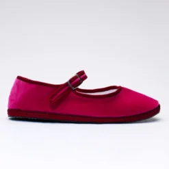 Drogheria Crivellini - Ballerines Jane Velvelt à attache - Peony