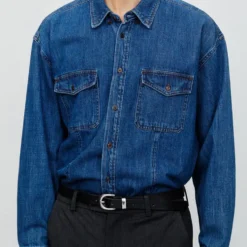 Dunst - Chemise Denim Classic - Bleu Nuit