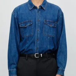 Dunst - Chemise Denim Classic - Bleu Nuit