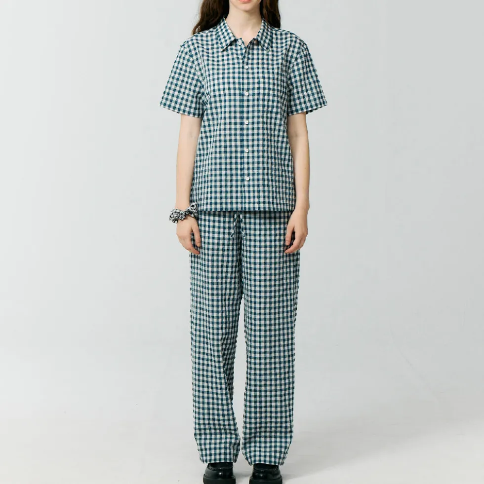 Dunst - Chemise Holiday à Carreaux - Marine