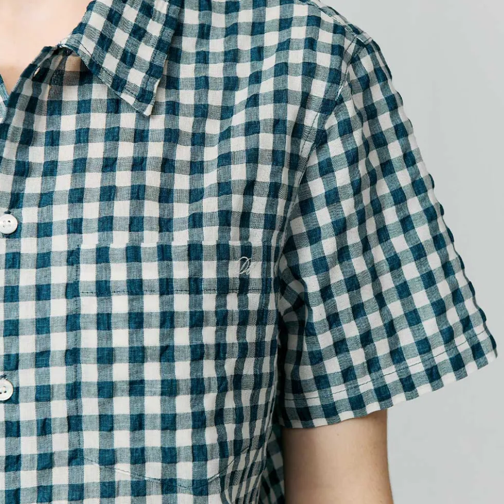 Dunst - Chemise Holiday à Carreaux - Marine