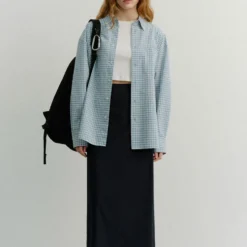 Dunst - Chemise Oversize à Carreaux - Bleu
