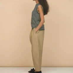 ELEPH - Pantalon Luce Easy - Kaki