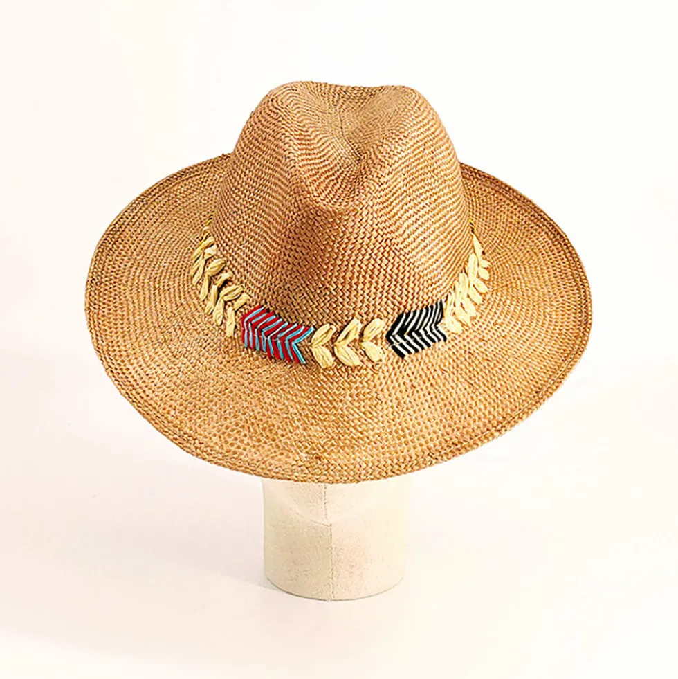 Exquisite J - Chapeau en Raphia H449 - Naturel