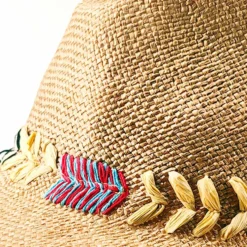 Exquisite J - Chapeau en Raphia H449 - Naturel