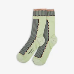 Exquisite J - Chaussettes CA84 - Vert et Violet