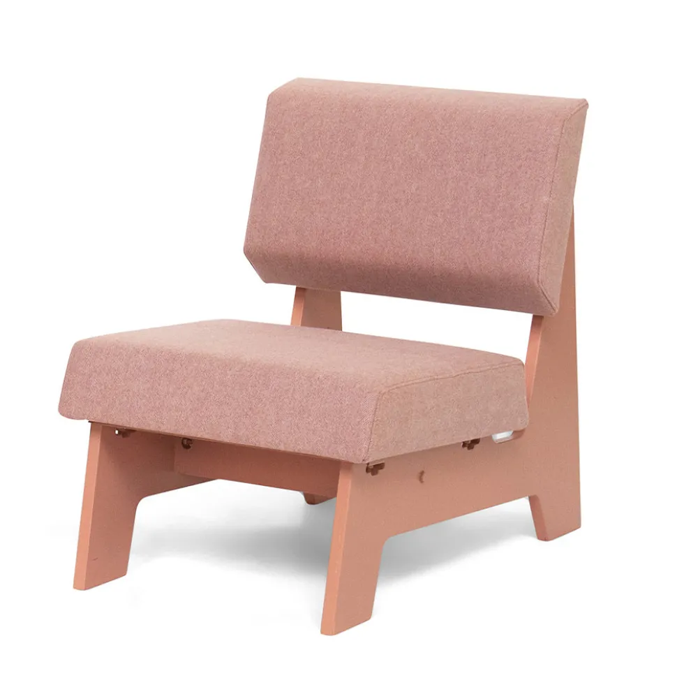 Fauteuil Bas Crisis - Rose - Piet Hein Eek