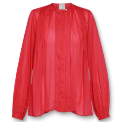 Forte_Forte - Chemise Bohemienne - Rouge