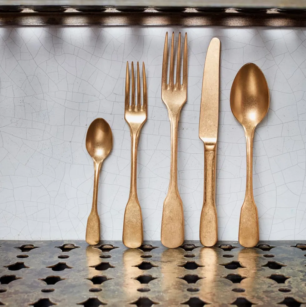 Fourchette Bricklane - Vintage Gold