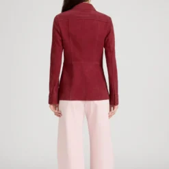 Frame - Chemise Suede - Garnet