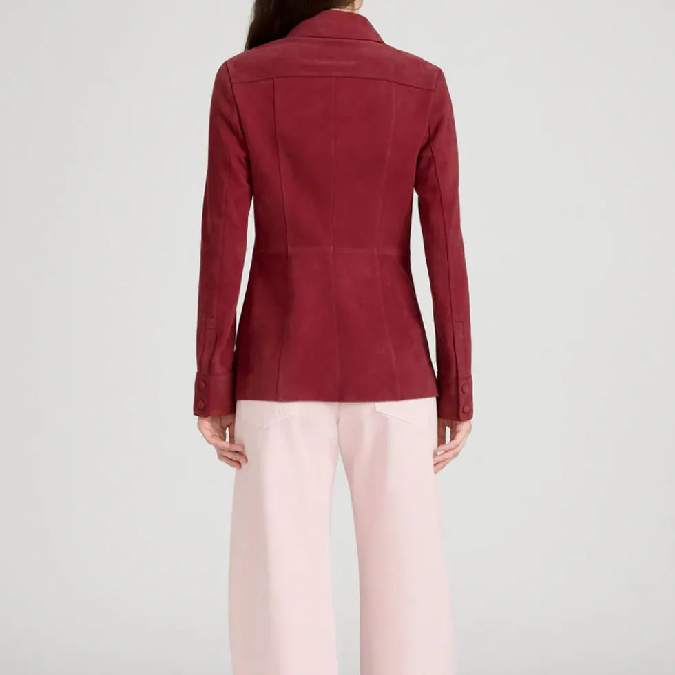 Frame - Chemise Suede - Garnet