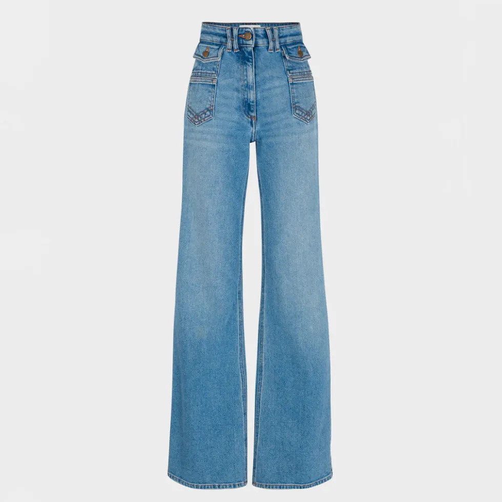 Gerard Darel - Jean flare Anna - Blue Jeans