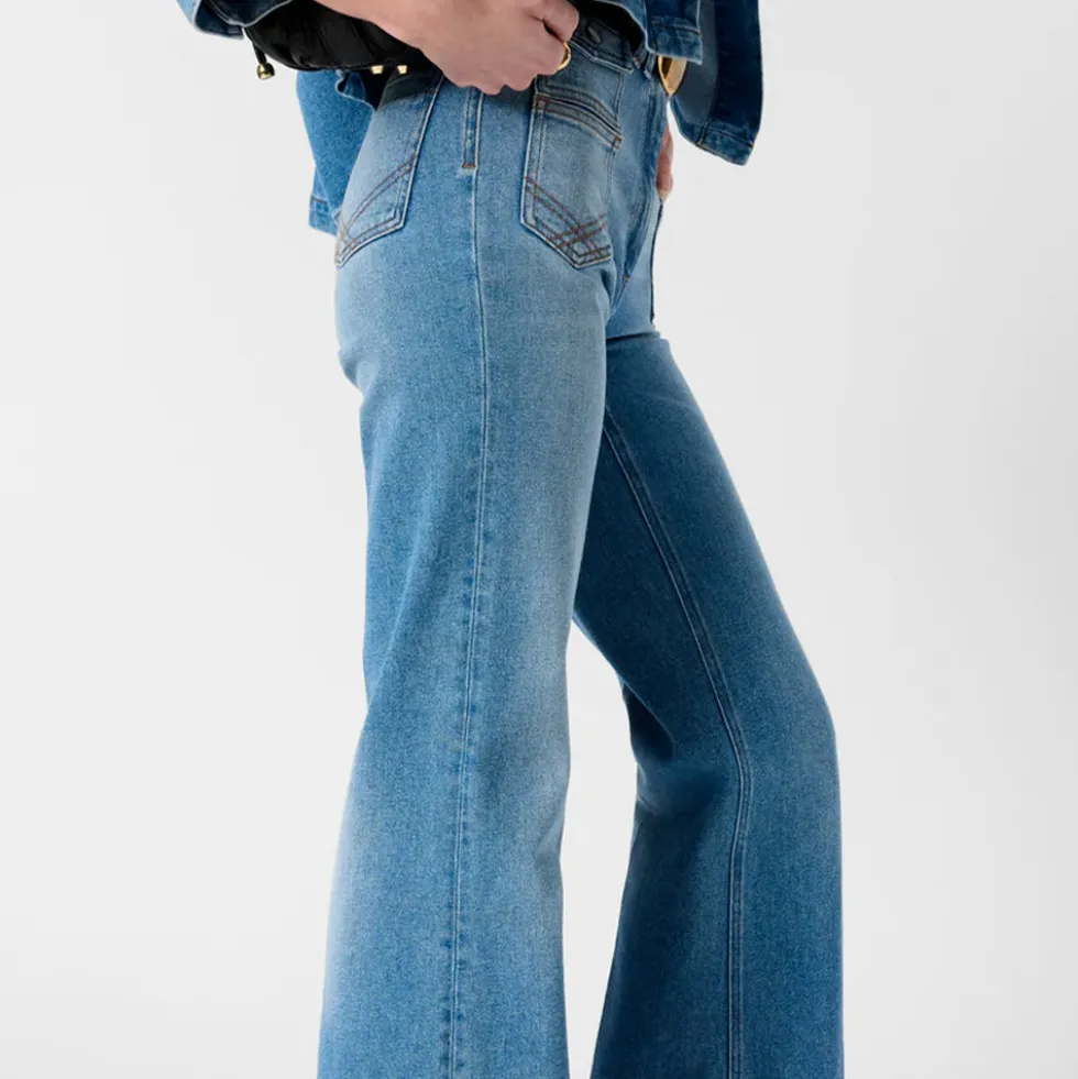 Gerard Darel - Jean flare Anna - Blue Jeans