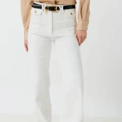 Gerard Darel - Jean flare Anna - Optic White