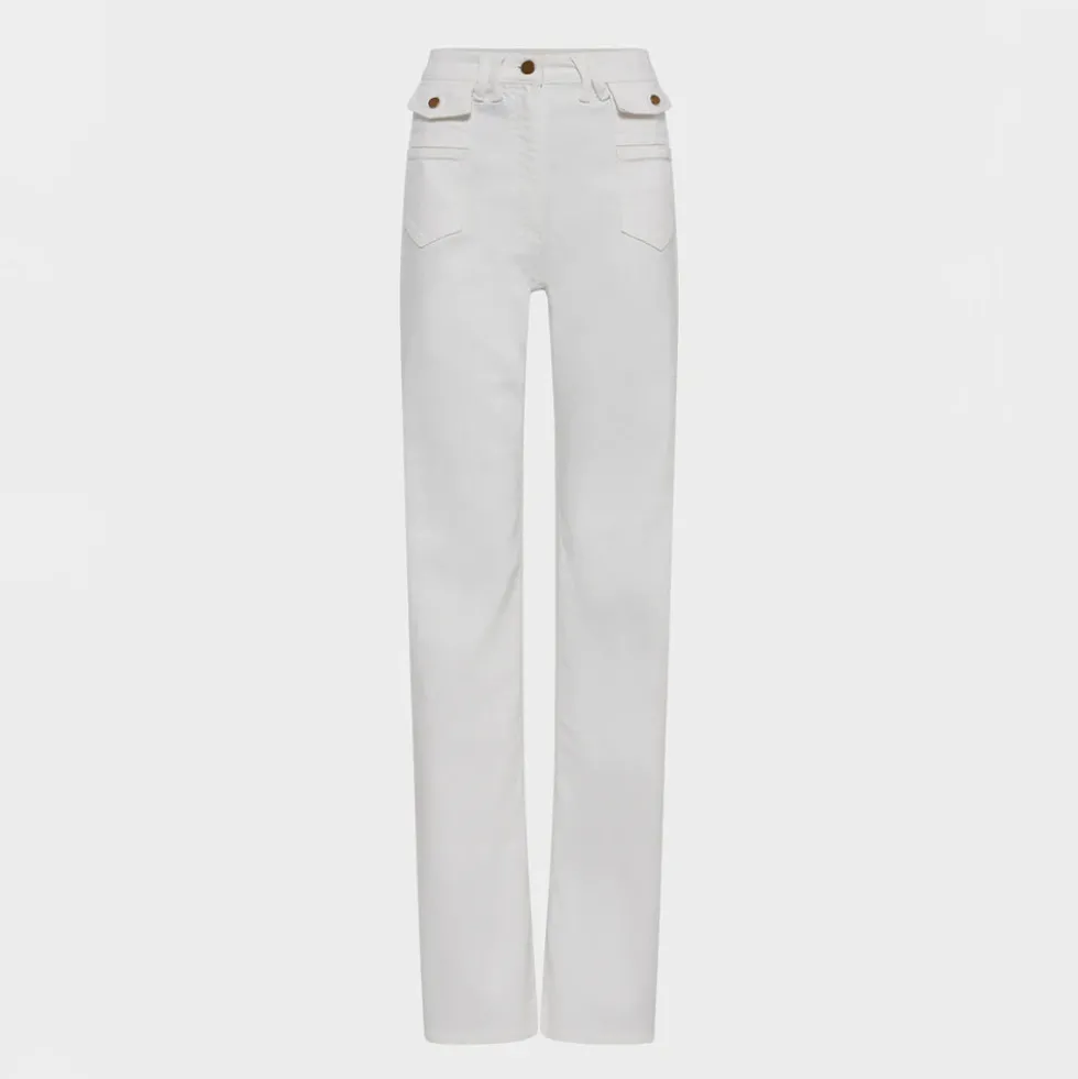 Gerard Darel - Jean flare Anna - Optic White