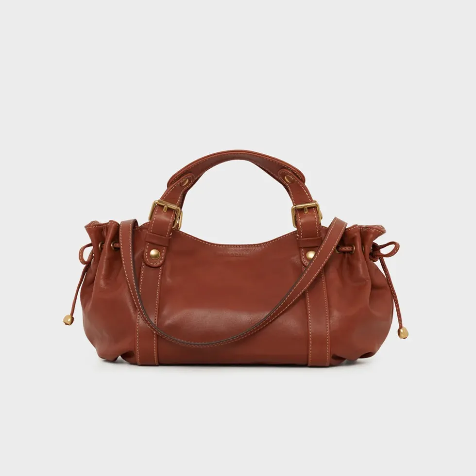 Gerard Darel - Sac en cuir Le 12H - Tan