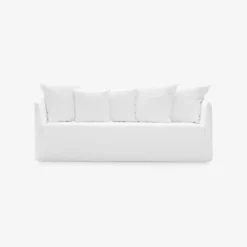 Gervasoni - Canapé Ghost n°10G - Lin Blanc