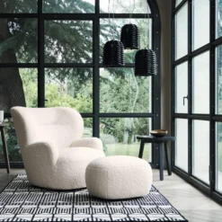 Gervasoni - Fauteuil Loll 09 G - Blanc
