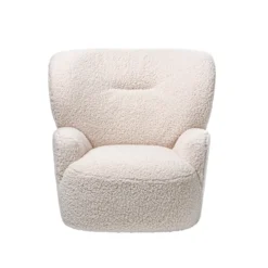 Gervasoni - Housse de fauteuil Loll n°09G - Lin Blanc
