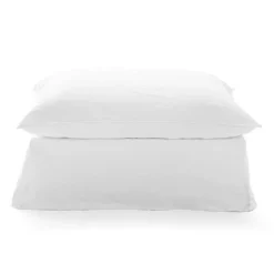 Gervasoni - Housse de pouf Ghost n°06P - Lin Blanc