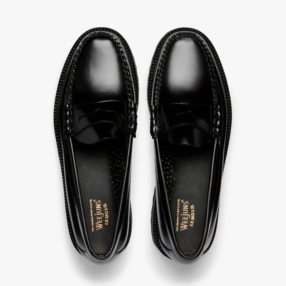 GH Bass - Mocassins Weejun 90 Larson Penny - Noir