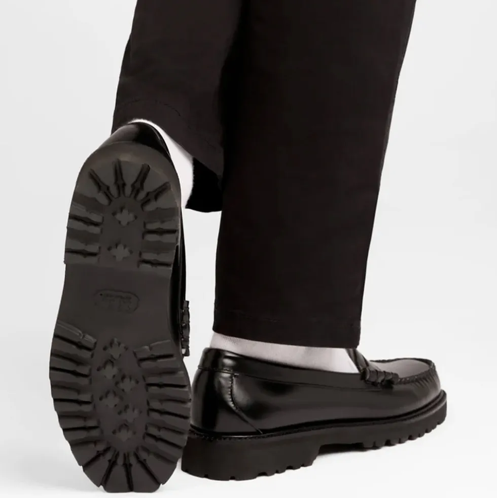 GH Bass - Mocassins Weejun 90 Larson Penny - Noir