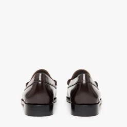 GH Bass - Mocassins Weejun Penny Weave - Chocolat