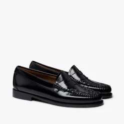 GH Bass - Mocassins Weejun Penny Weave - Noir
