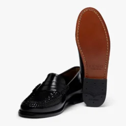 GH Bass - Mocassins Weejun Penny Weave - Noir