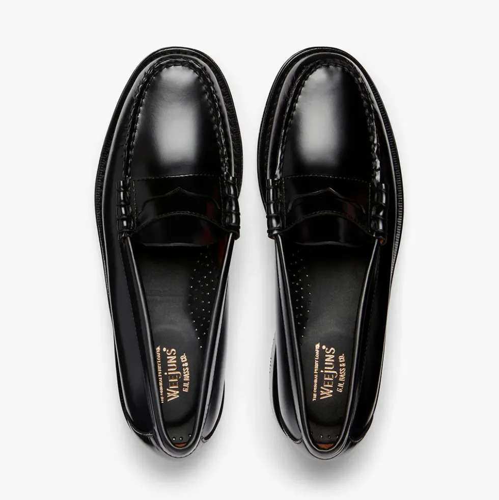 GH Bass - Mocassins Weejuns Larson Penny - Noir