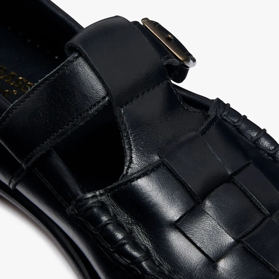 GH Bass - Sandales Weejun Fisherman - Noir