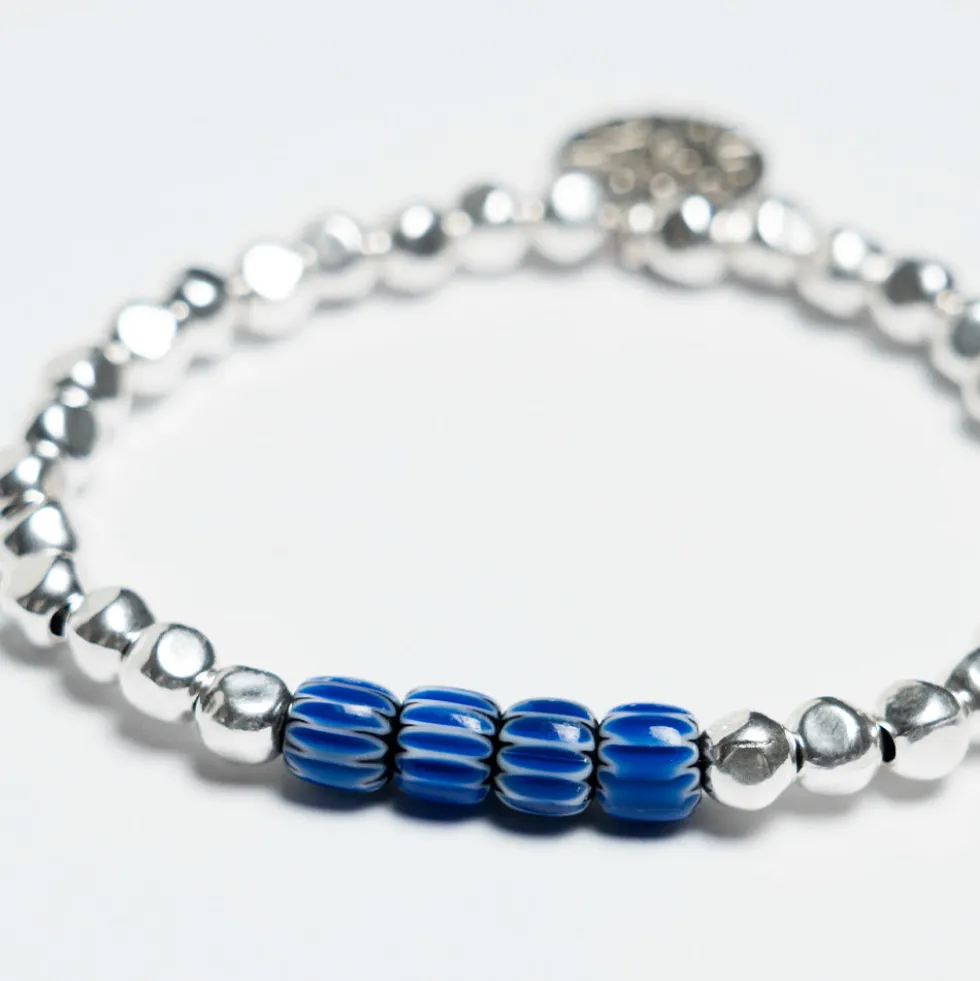 Gottlob - Bracelet Edition N° 2 - Bleu et Blanc