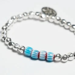 Gottlob - Bracelet Edition N° 2 - Turquoise & Rouge