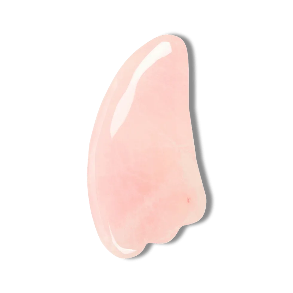 Gua Sha Quartz - Rose - Roll on Jade