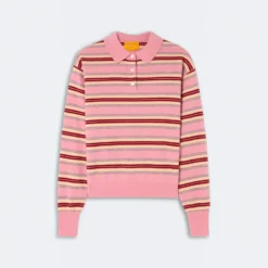 Guest In Residence - Polo Collegiate Rayé - Sprinkle Combo