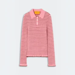 Guest In Residence - Polo Smocked Shrunken - Sprinkle & Burnt Sienna