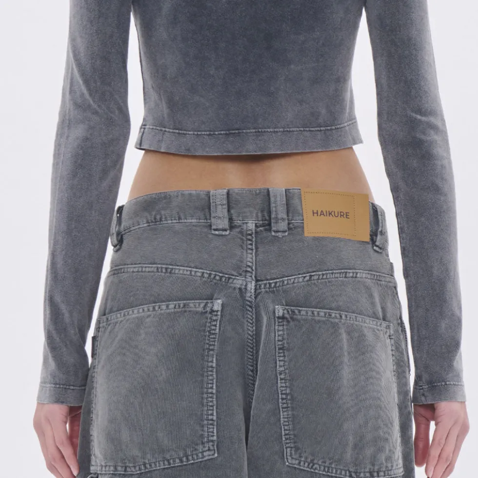 Haikure - Jeans Sibilla Velvet Pier - Gris