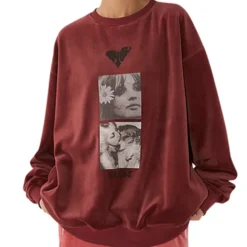 Halfway Native - Sweat Amor Velour - Bordeau