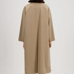 Harris Wharf London - Manteau Balmacaan - Tan