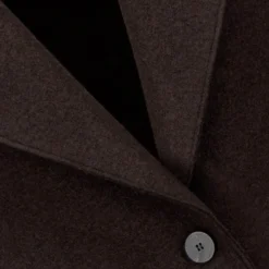 Harris Wharf London - Manteau Greatcoat - Bordeaux