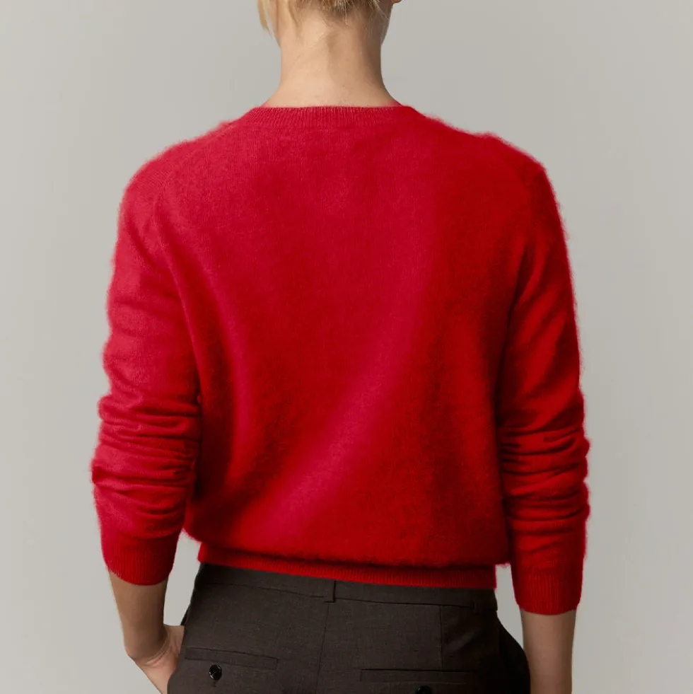 HERSKIND - Cardigan Roselle - Rouge
