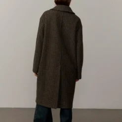 HERSKIND - Manteau Cat - Carreaux Marron