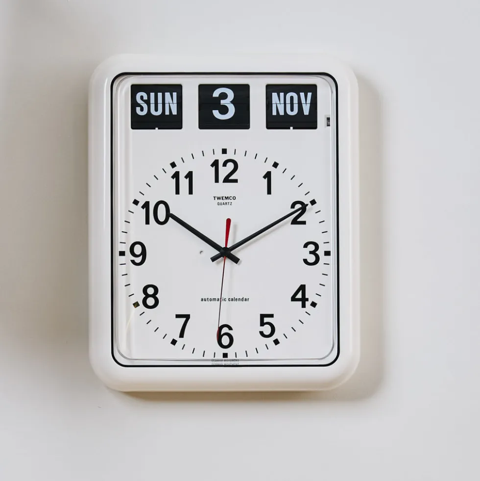 Horloge Murale BQ 12A - Blanc - Twemco