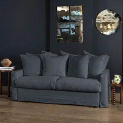 Housse canapé convertible - Bleu Pétrole