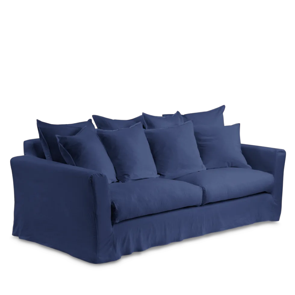 Housse de canapé convertible - Bleu Pacifique