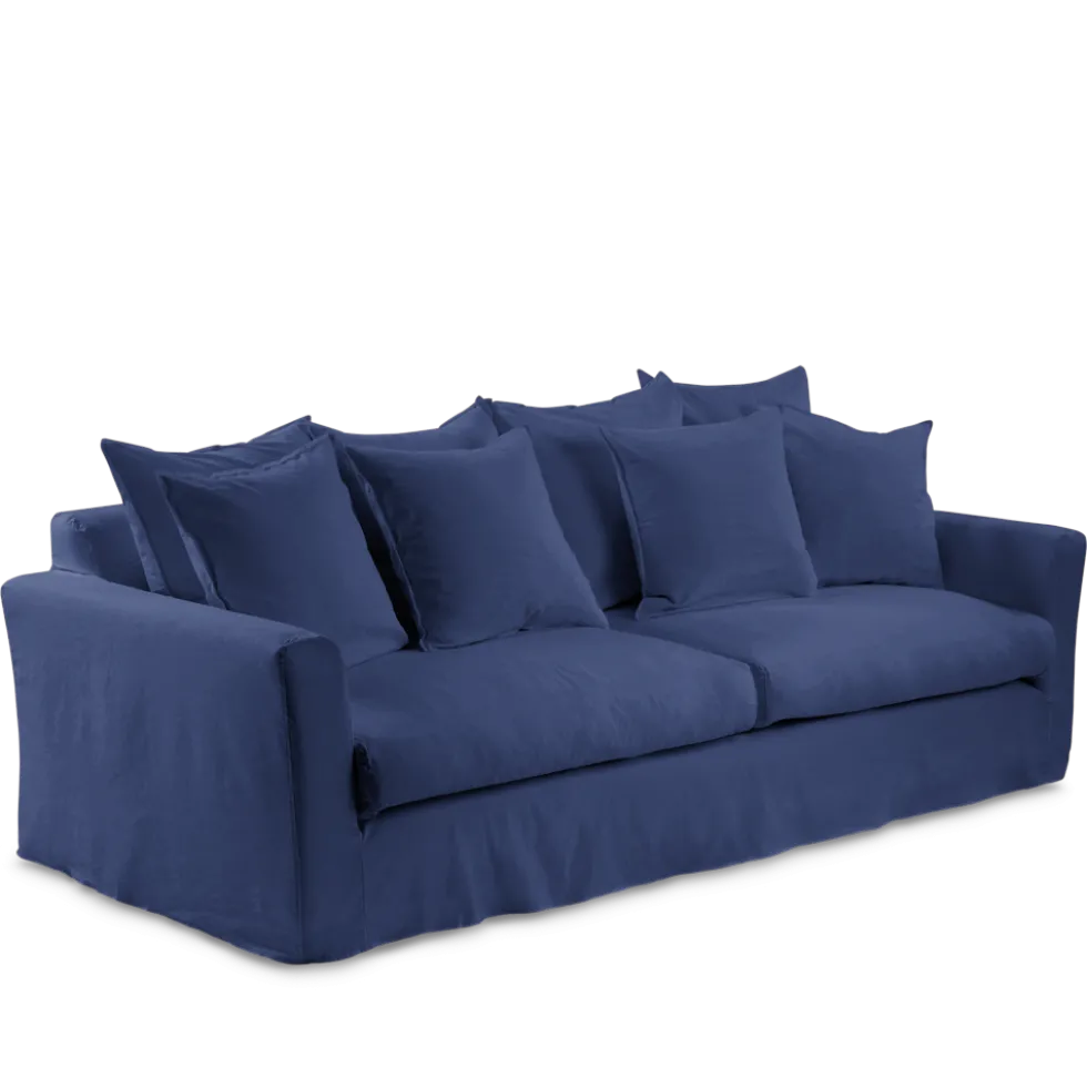Housse de canapé convertible - Bleu Pacifique