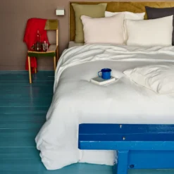 Housse de couette en gaze de coton - Blanc de Meudon